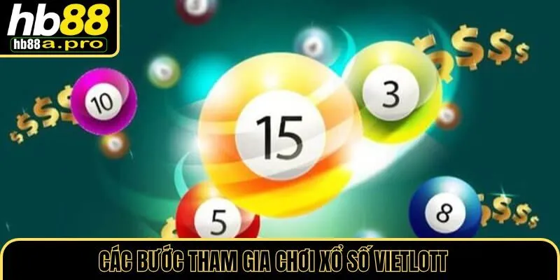 Các bước tham gia chơi xổ số vietlott tại nhà cái HB88